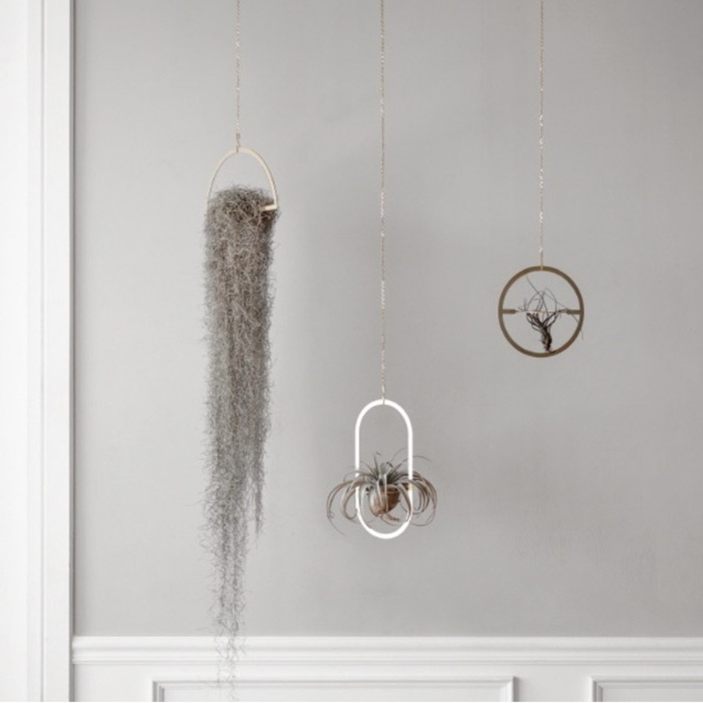 Small Good Things Semi-Circle Plant Mobile, Gold